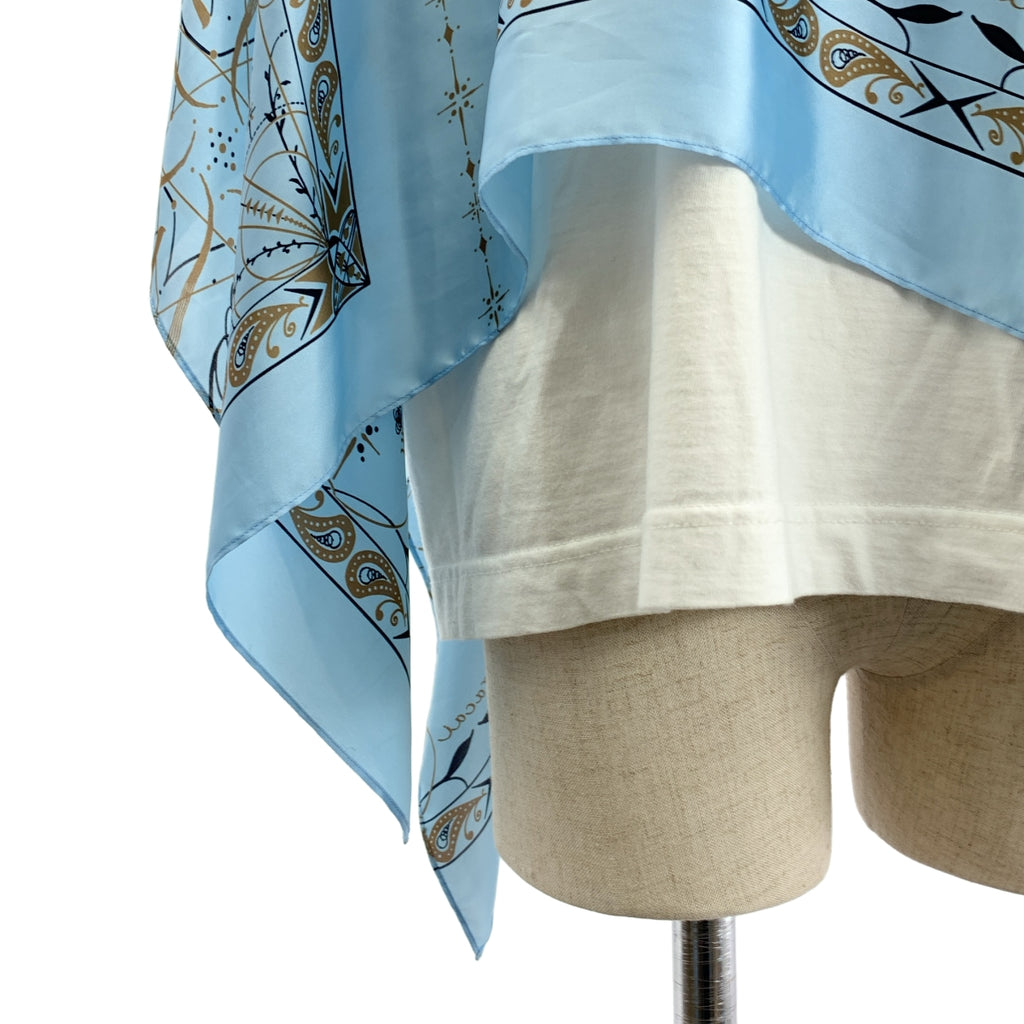 sacai / 사카이 | 총 무늬 컷소우 레이어드 블라우스 |