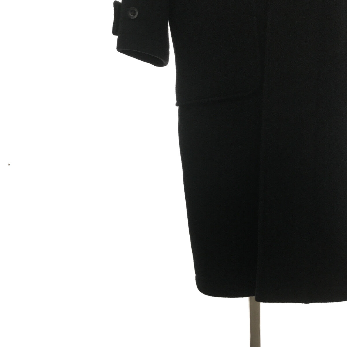 LENO | Wool Cashmere Long Duffle Coat | 1 | Black | Women's