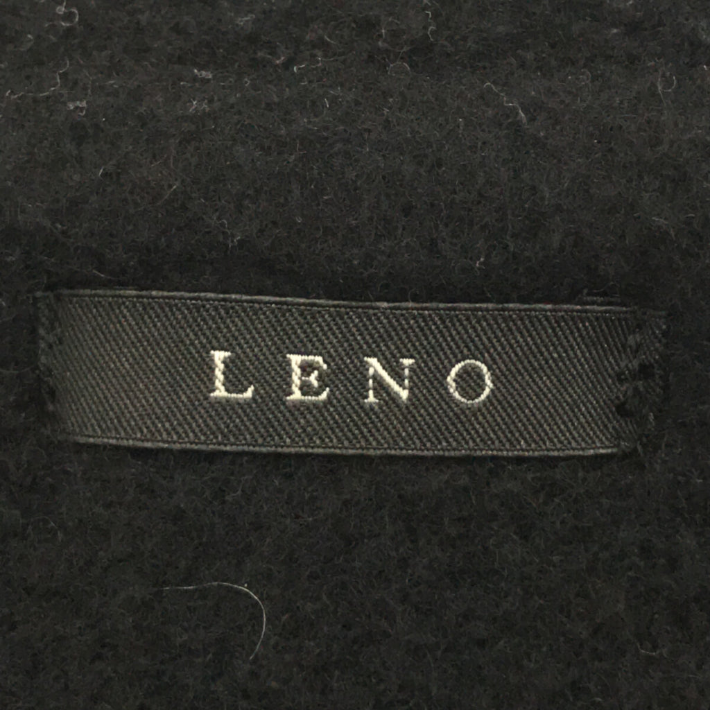 LENO / リノ | ウール カシミヤ ロング ダッフル コート | 1 | ブラック | レディース