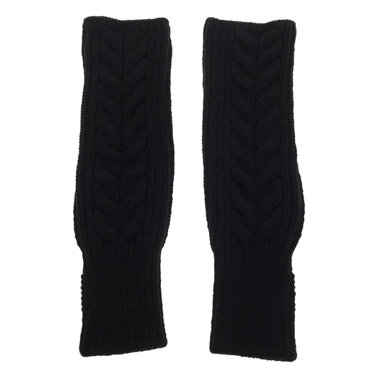 【新品】  JOHN LAWRENCE SULLIVAN / ジョンローレンスサリバン | CABLE KNIT GLOVES ケーブルニットグローブ | OS | BLACK