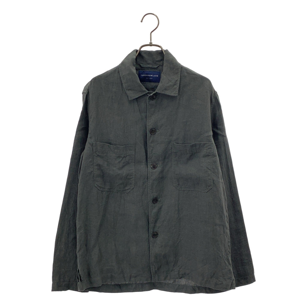 TOMORROWLAND / 투모로랜드 | 2025SS | LIBECO / 베르잔 리넨 셔츠 블루존 | M | 남성