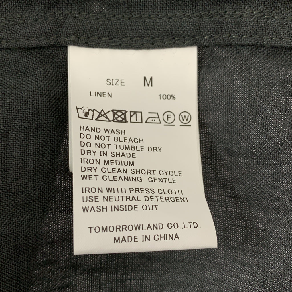 TOMORROWLAND / 투모로랜드 | 2025SS | LIBECO / 베르잔 리넨 셔츠 블루존 | M | 남성