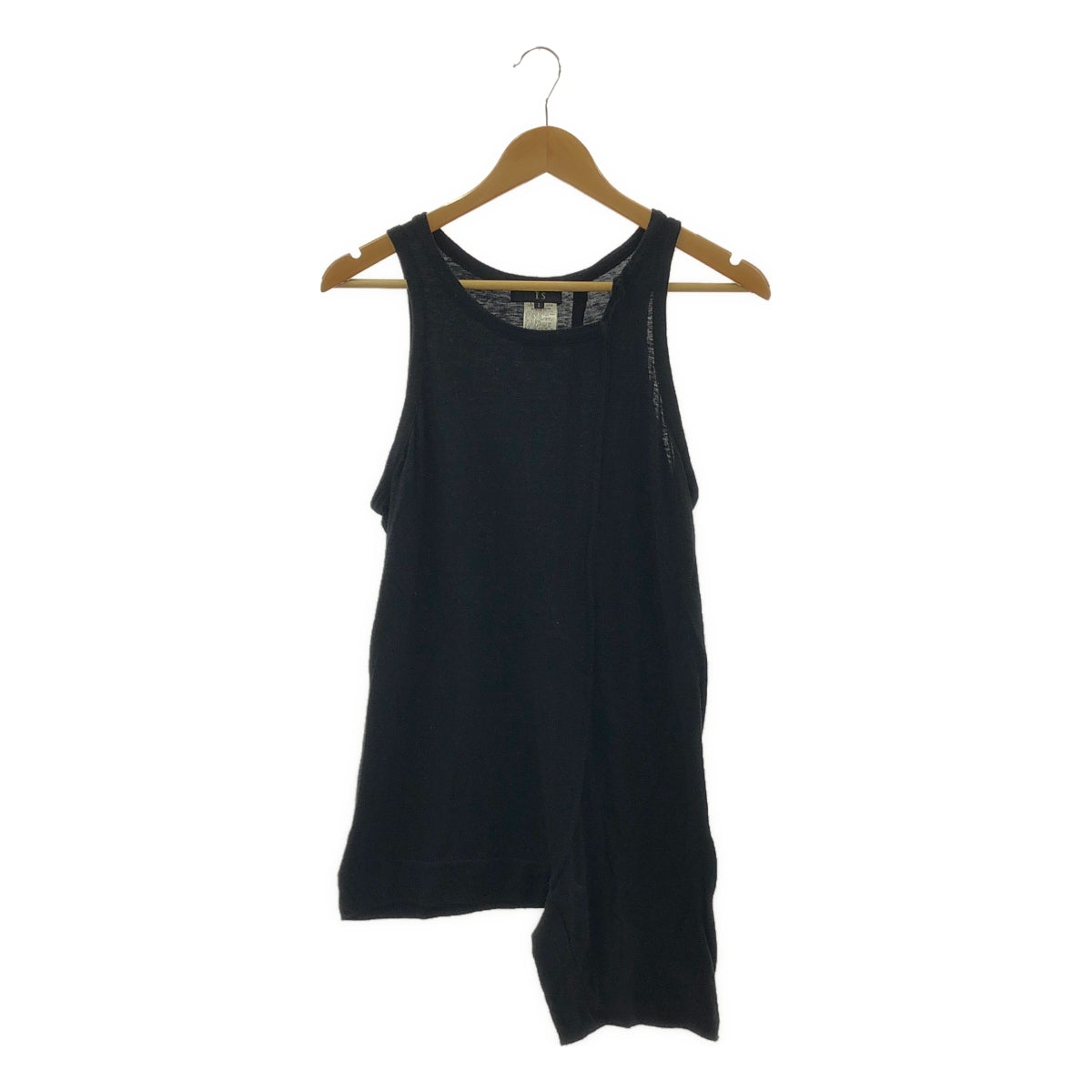 Y's / Y's Yohji Yamamoto | 2009春夏 | 棉質人造絲不對稱背心 | 2碼 | 女款