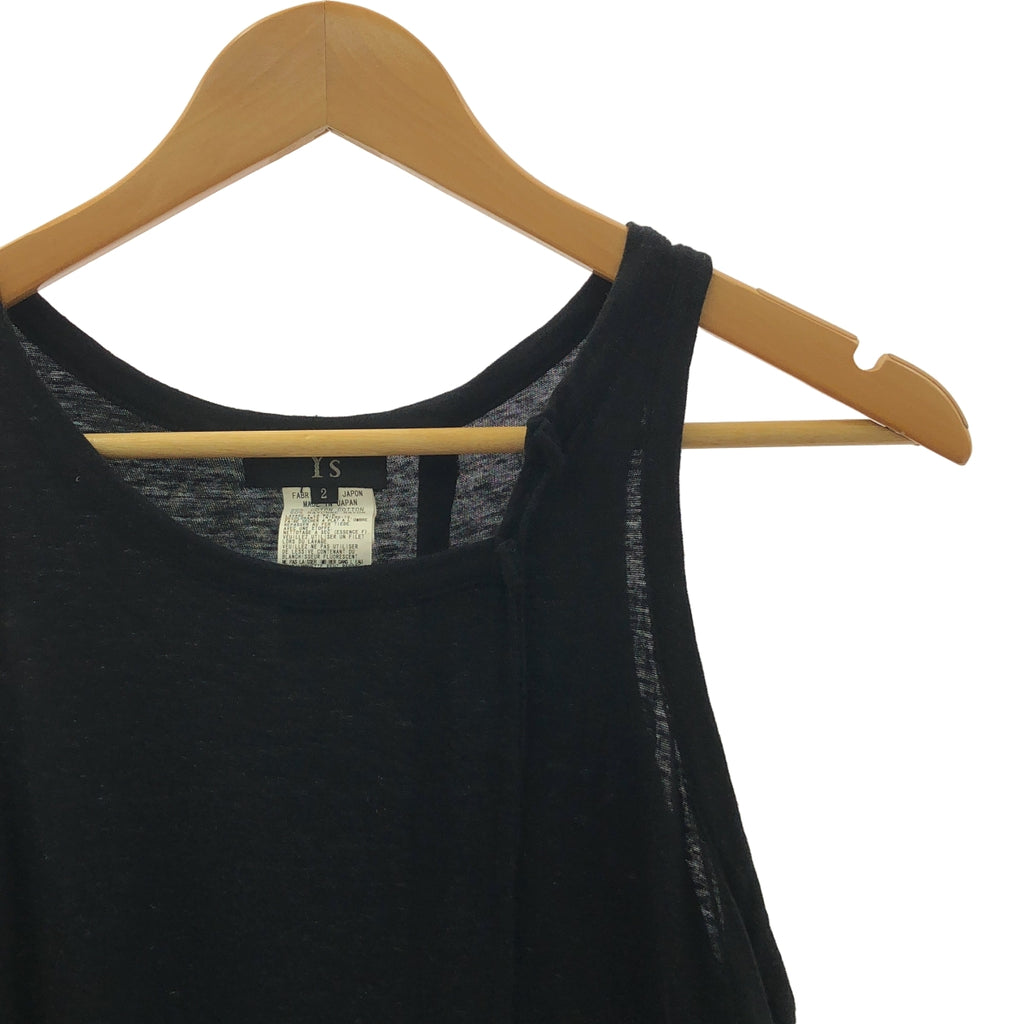 Y's / Y's Yohji Yamamoto | 2009春夏 | 棉質人造絲不對稱背心 | 2碼 | 女款