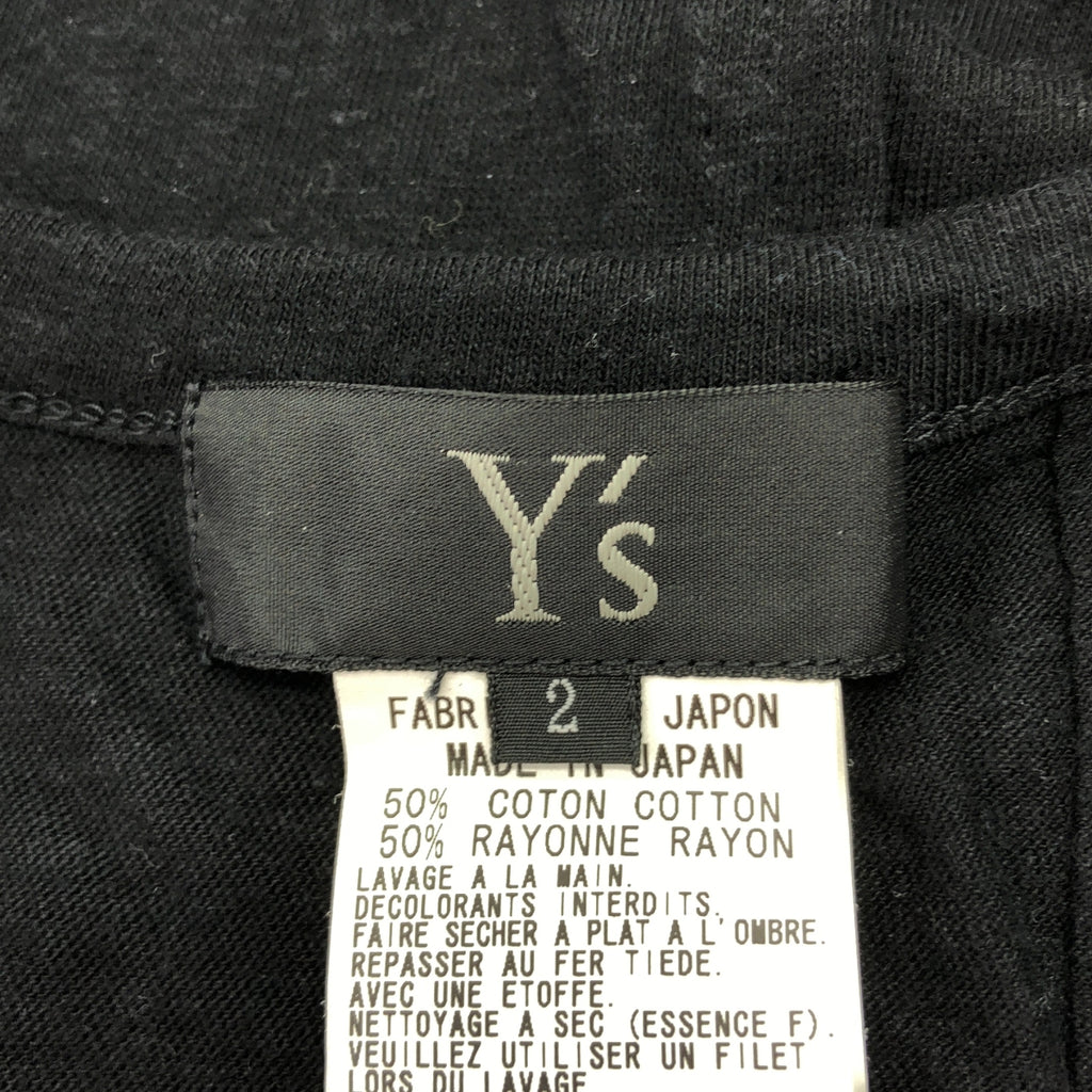 Y's / Y's Yohji Yamamoto | 2009春夏 | 棉質人造絲不對稱背心 | 2碼 | 女款