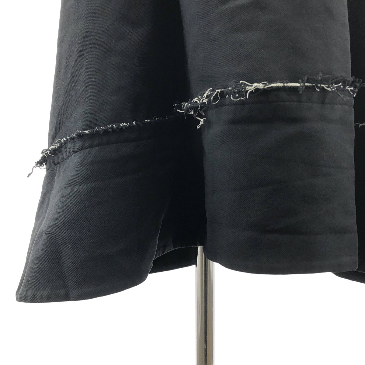 COMME des GARCONS COMME des GARCONS / Comme des | 2023SS |聚酯縮水變形抽繩罩裙 | XS |黑色|女性的