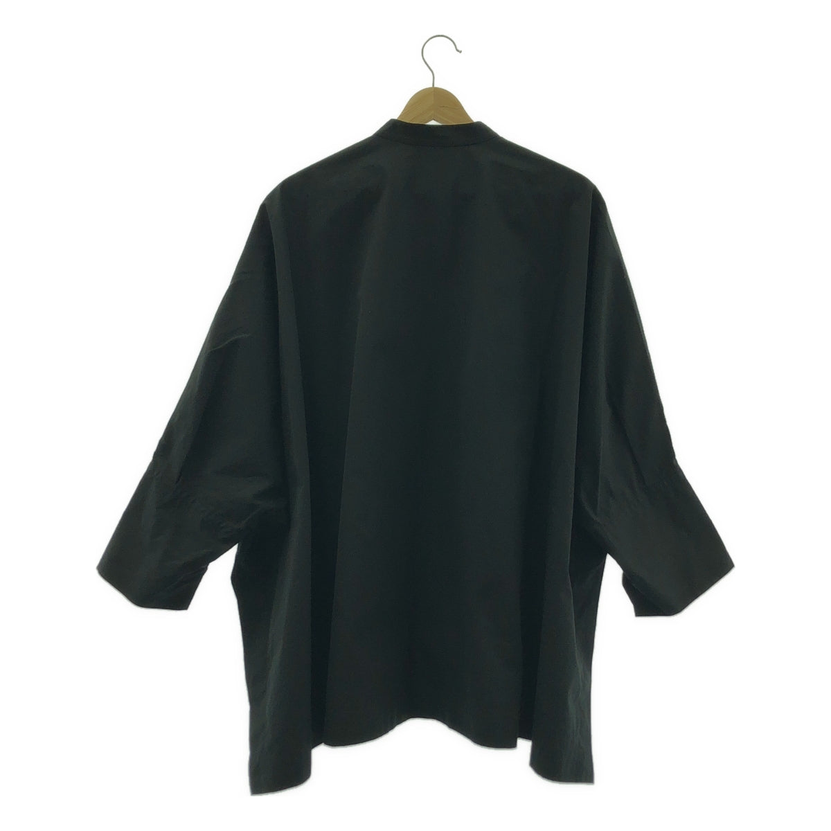 YLEVE / イレーヴ | コットン ワイドシルエット スタンドカラーシャツ | F | レディース