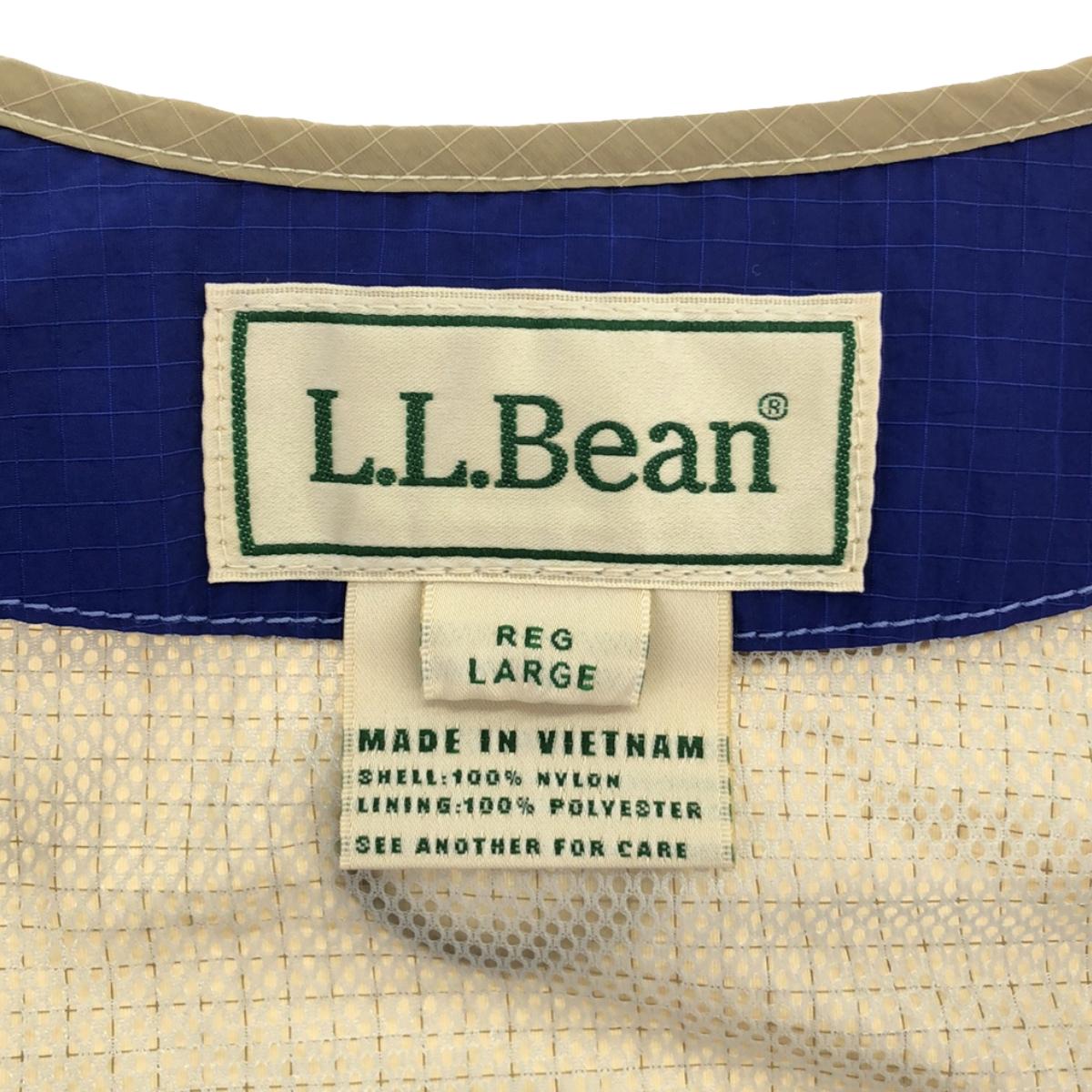 【미품】 LLBEAN / 엘 엘빈 | Bean's Fly Fishing Vest 콩 튀김 낚시 조끼 | L | 베이지 | 남성