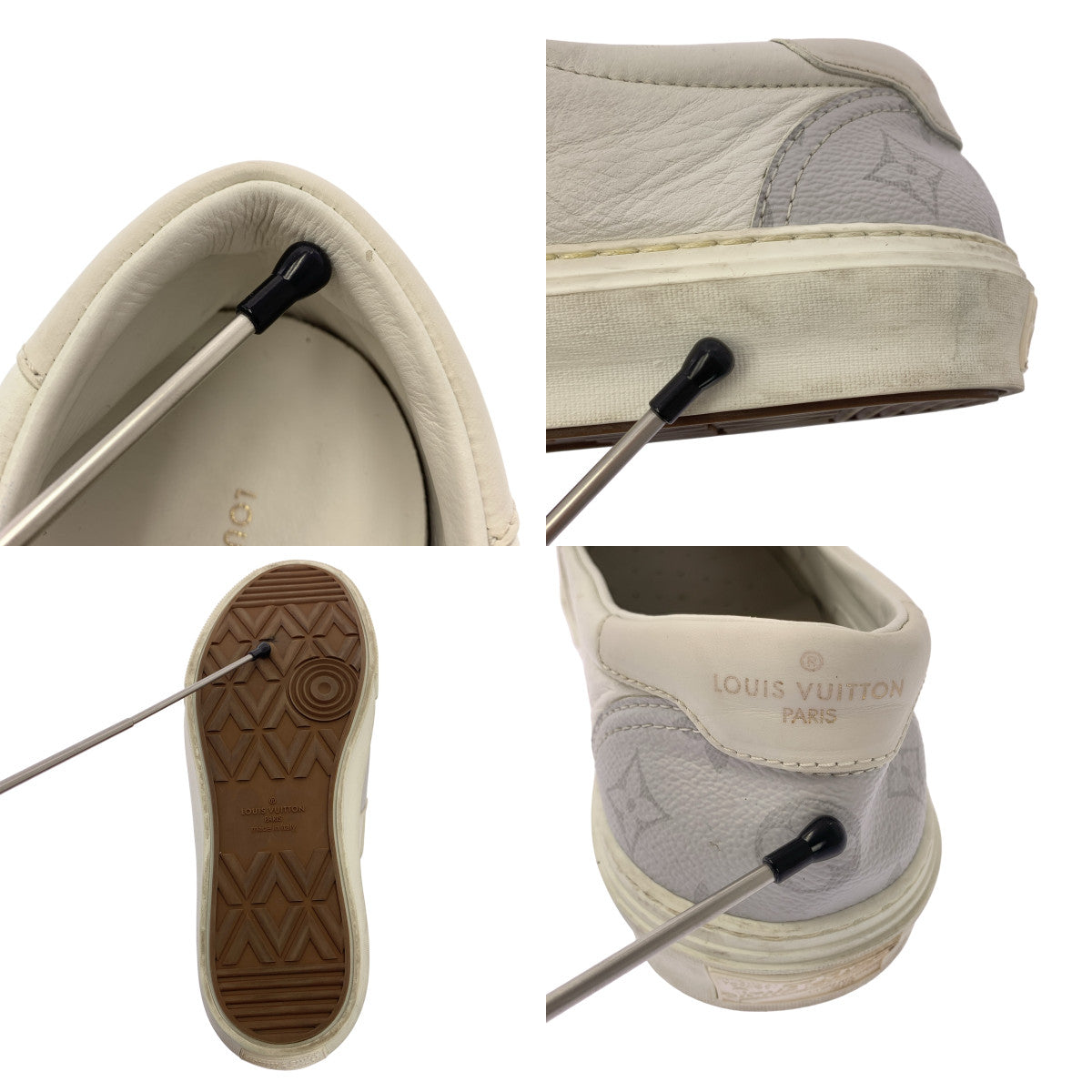 Louis Vuitton / ルイヴィトン | トロカデロライン モノグラム レザー スリッポン スニーカー | 7 1/2 | メンズ