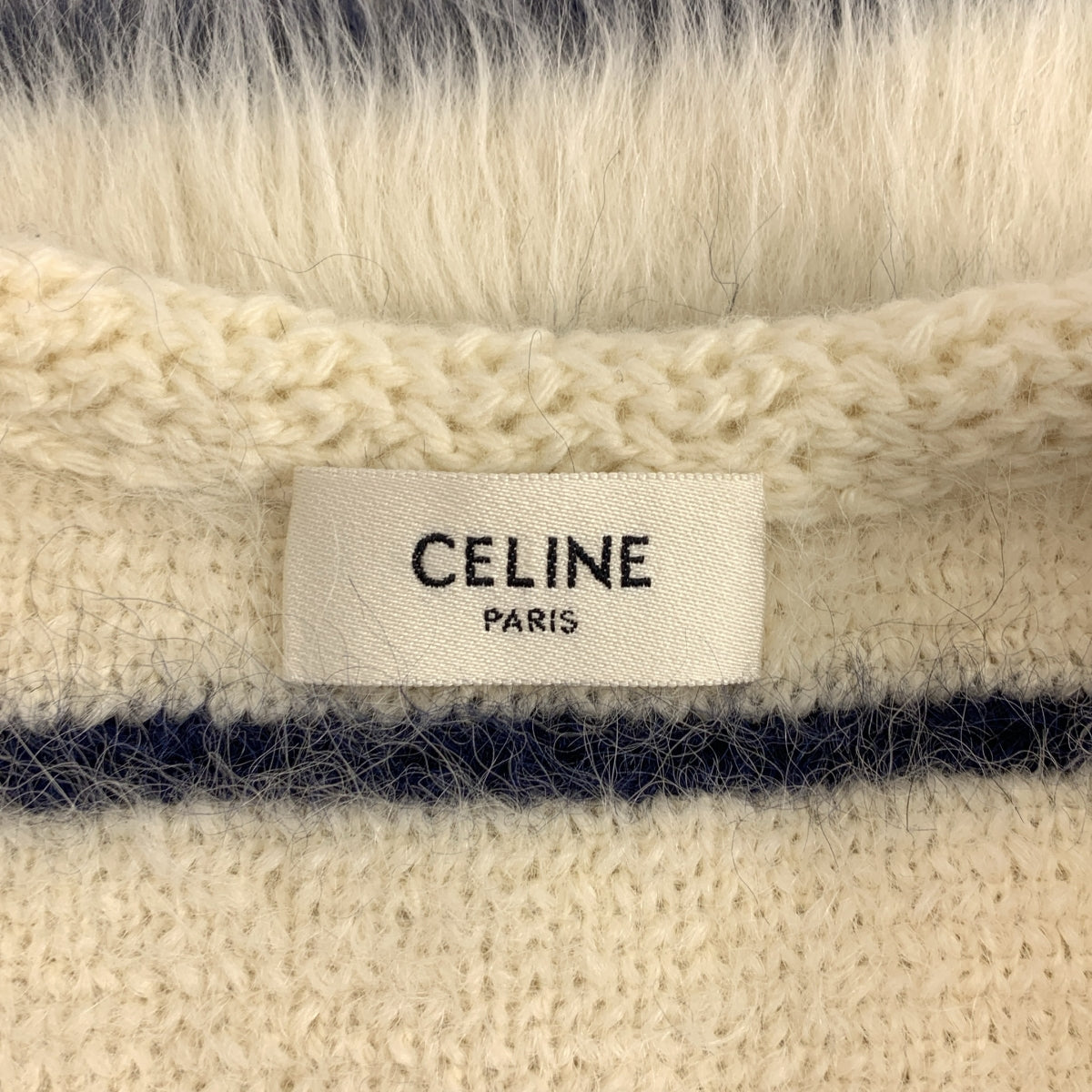 CELINE / セリーヌ | アルパカ ウール 金ボタン シャスールジャケット / 2AE47906T | M | レディース