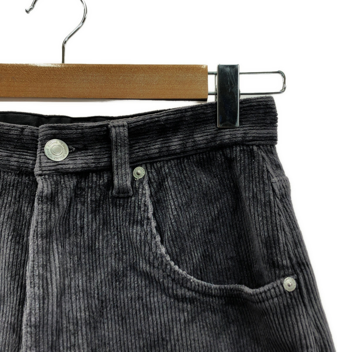 表格 |溫暖的燈芯絨褲子 | 1 |灰色 |女性的