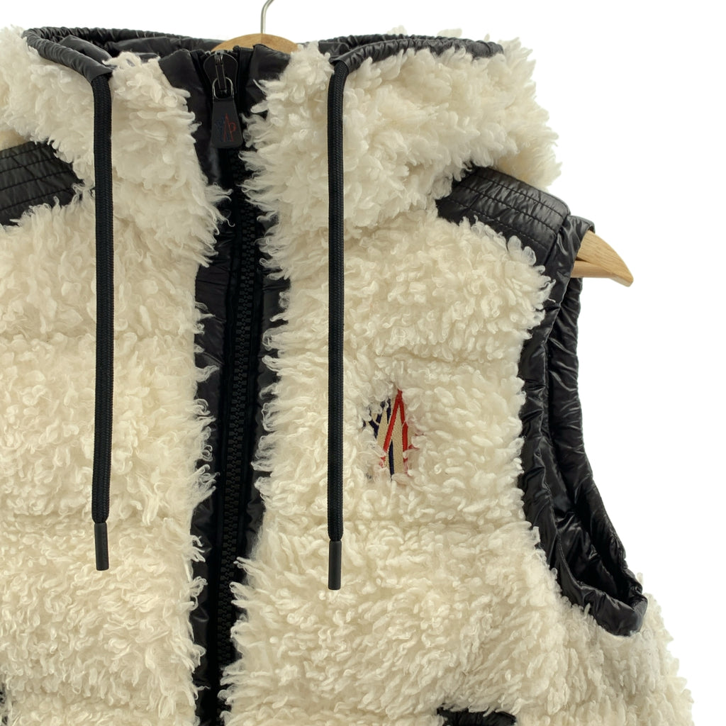 MONCLER / Moncler | 2021AW | MAGLIA / 로고 퍼 다운 베스트 후디 | S | 남성