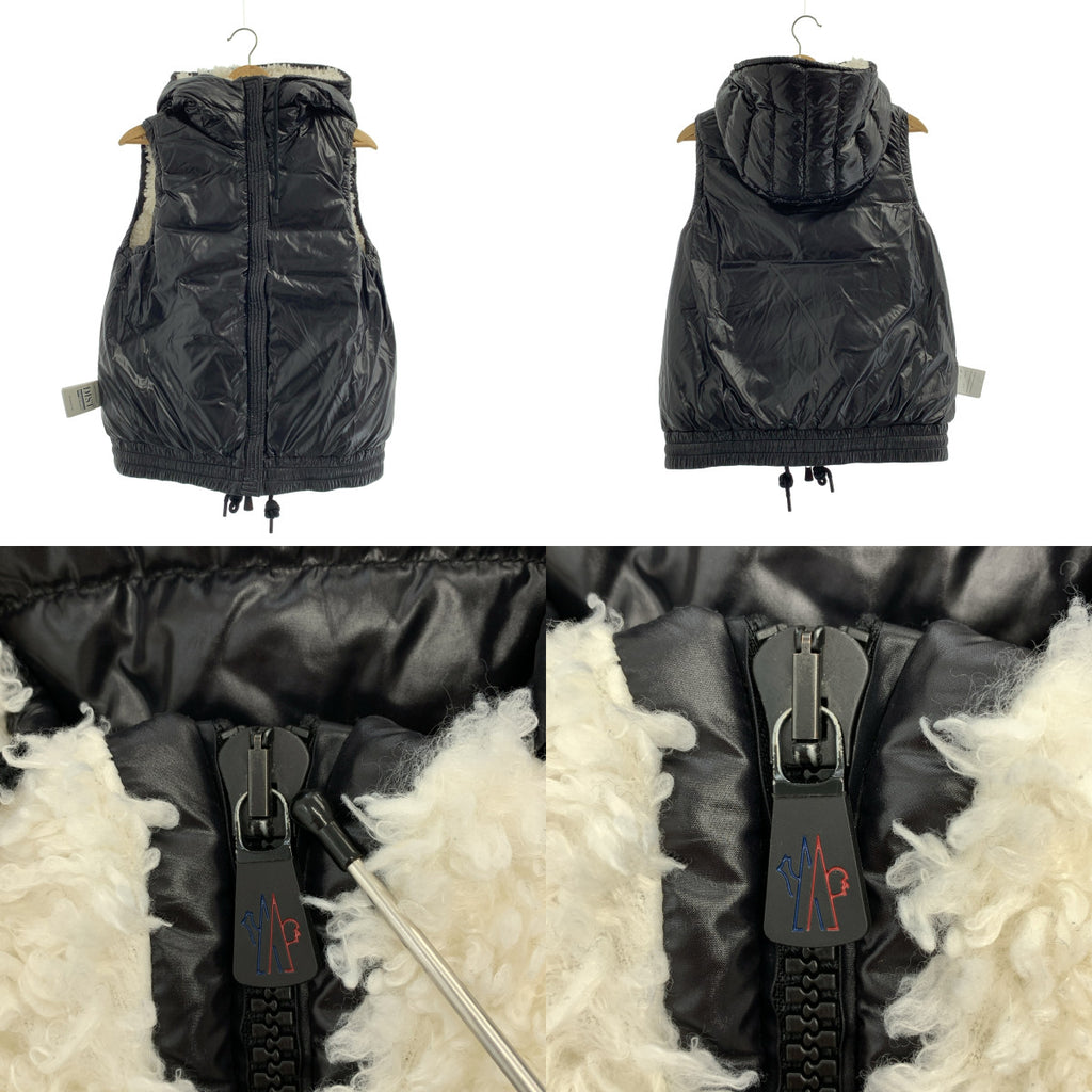 MONCLER / Moncler | 2021AW | MAGLIA / 로고 퍼 다운 베스트 후디 | S | 남성