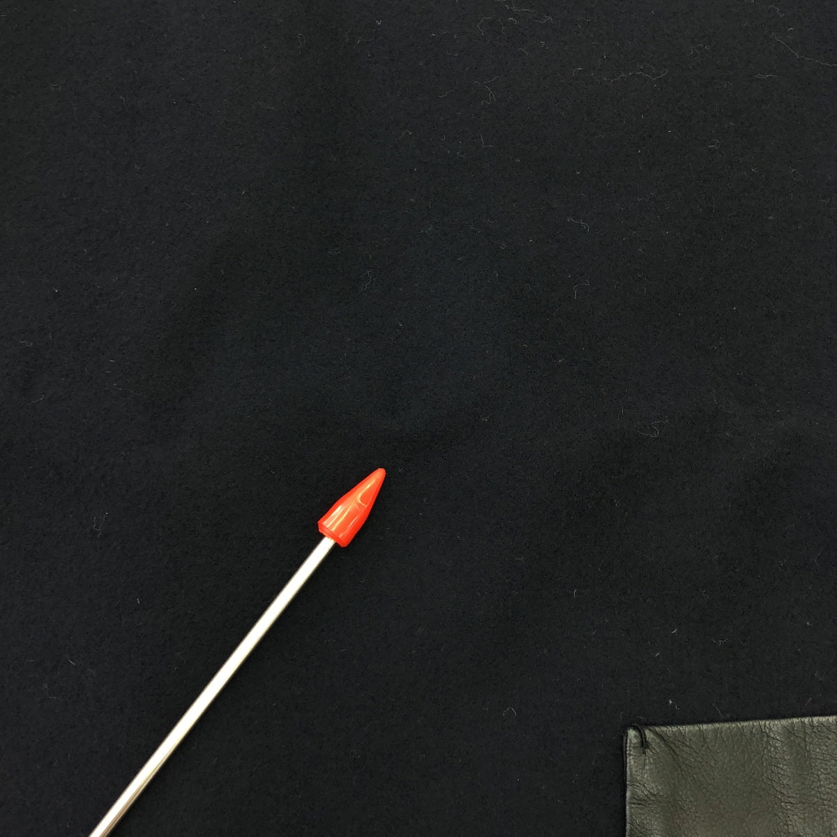 Drawer / ドゥロワー | レザーポケット ウール ノースリーブ ワンピース | 38 | ネイビー | レディース