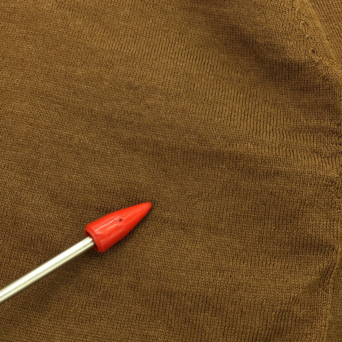 Spick and Span / スピックアンドスパン | 2023AW | 18G Vネック カーディガン | F | キャメル | レディース