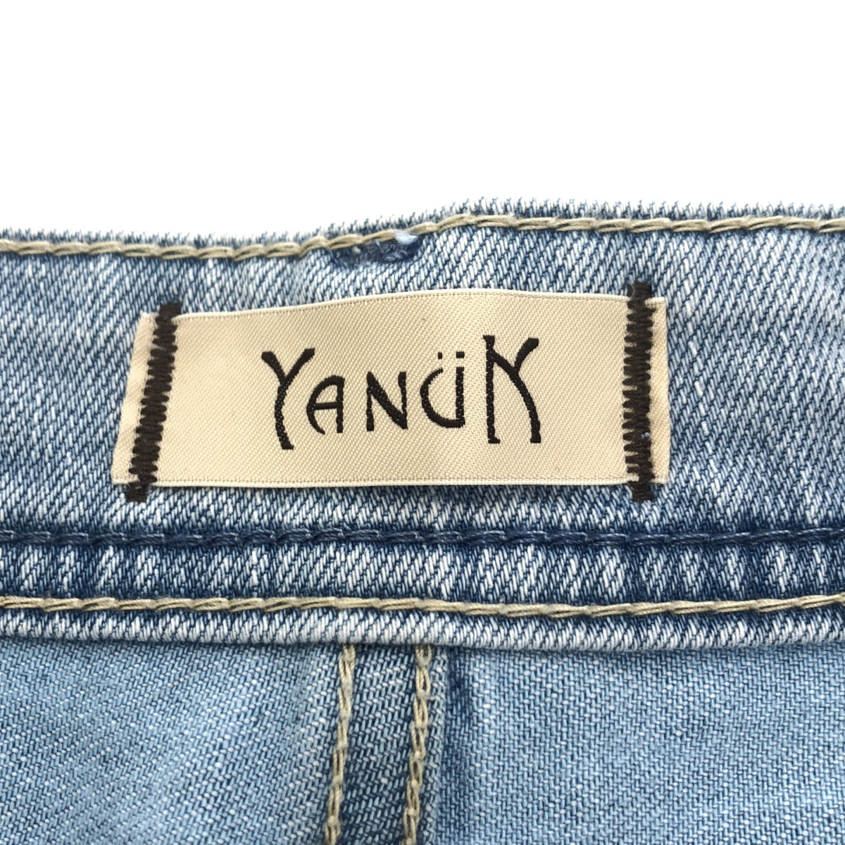 YANUK / ヤヌーク | 2023SS | LEA BOYS STRAIGHT AIC リア デニムパンツ | 26 | インディゴ | レディース