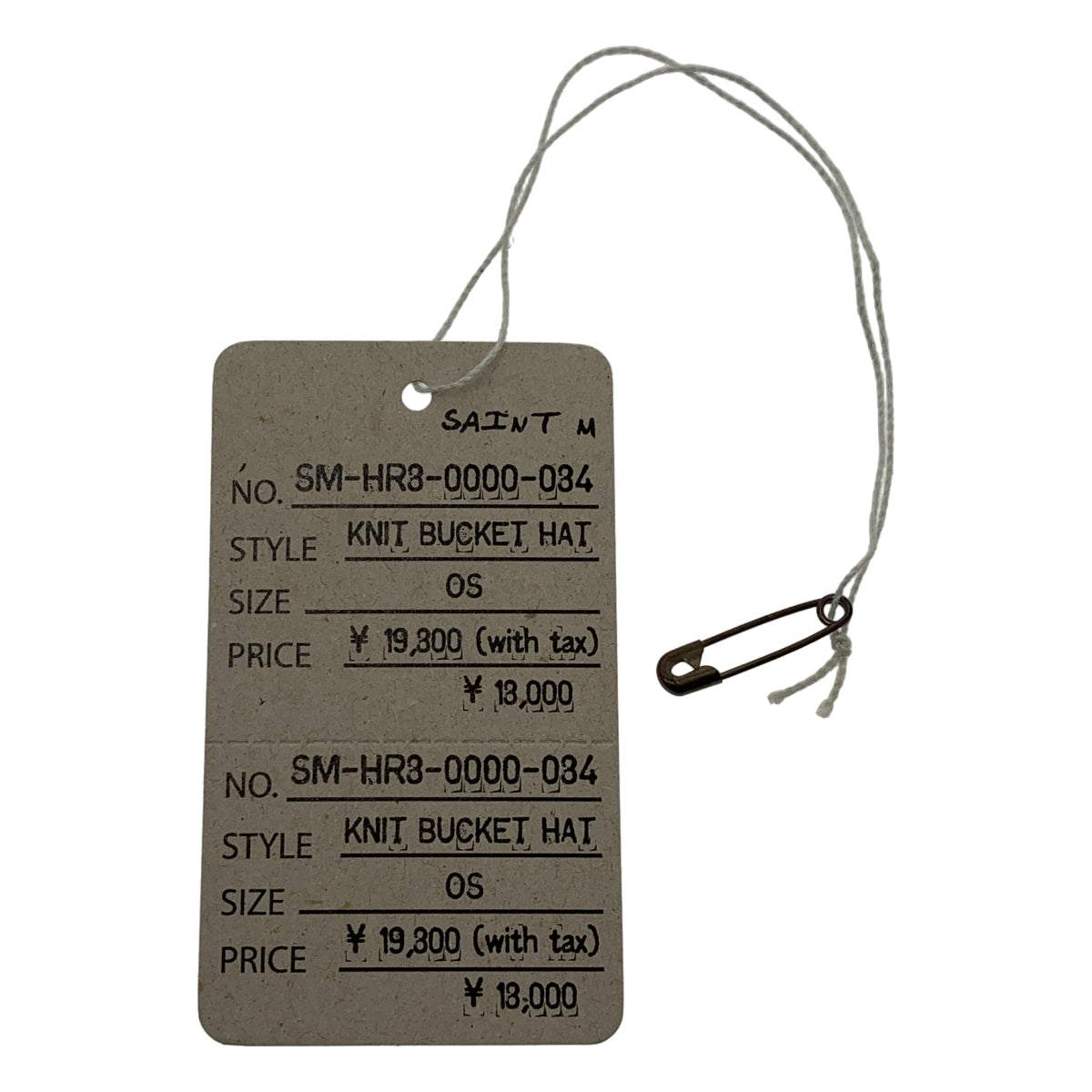 【美品】  SAINT MICHAEL  Mxxxxxx / セントマイケル | 2025SS | KNIT BUCKET HAT / ニット バケットハット 帽子 / ユニセックス | OS | black | メンズ