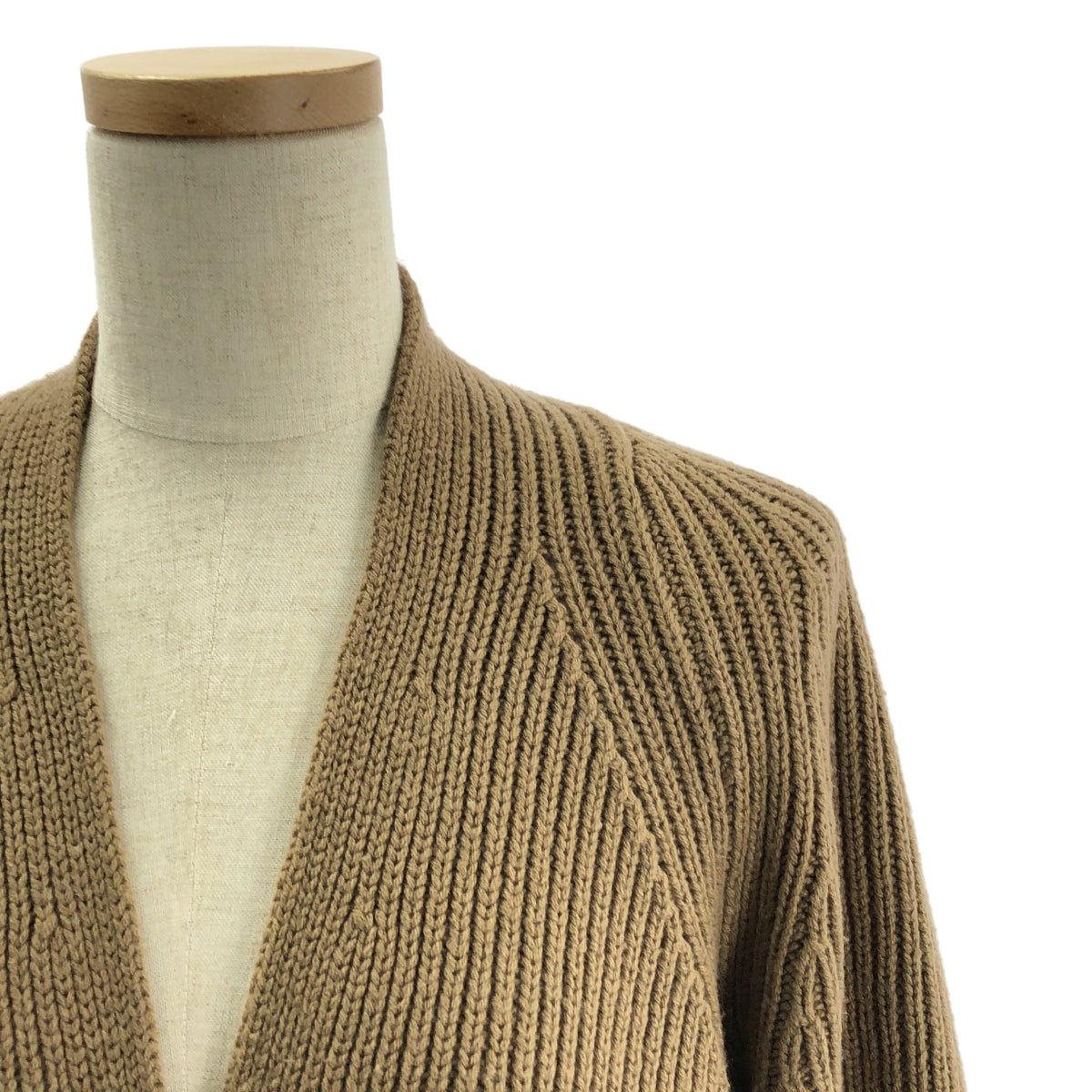 理論 | 羊毛羊絨腰帶抽繩長針織開襟衫 | S碼 | 棕色 | 女款