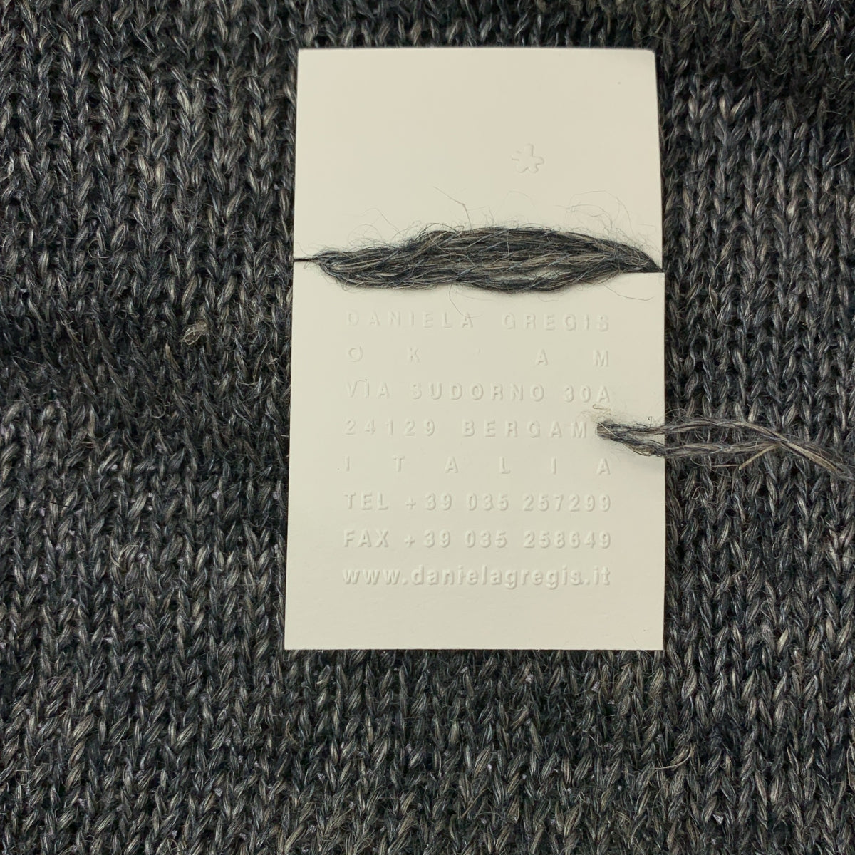 DANIELA GREGIS | 亞麻無扣針織開襟衫 | F碼 | 女款