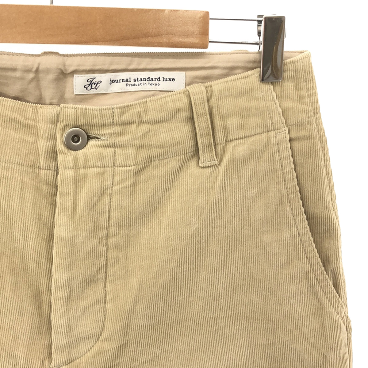 journal standard luxe / ジャーナルスタンダードラックス | 2020AW | コーデュロイ ストレートパンツ | M | ベージュ | レディース