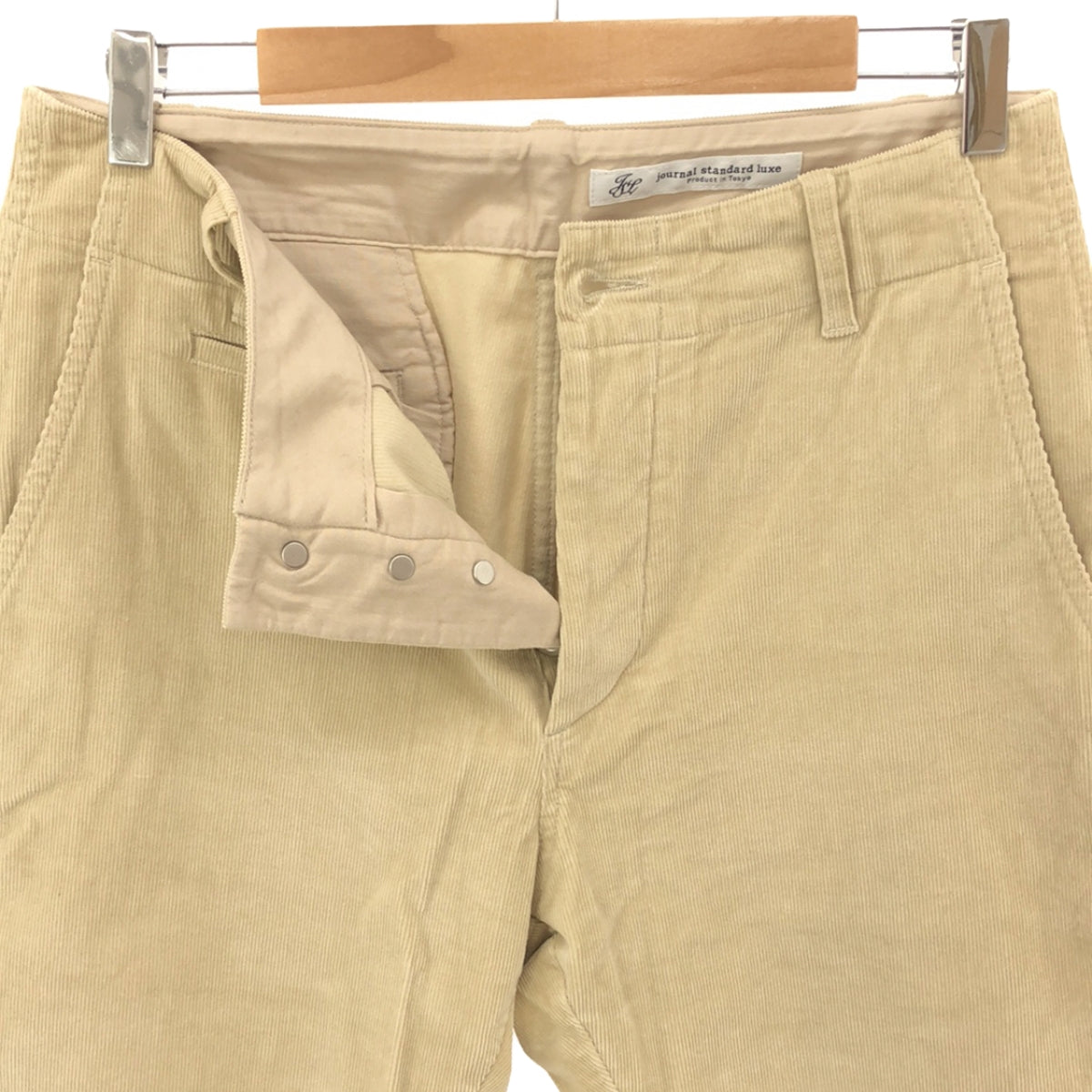 journal standard luxe / ジャーナルスタンダードラックス | 2020AW | コーデュロイ ストレートパンツ | M | ベージュ | レディース