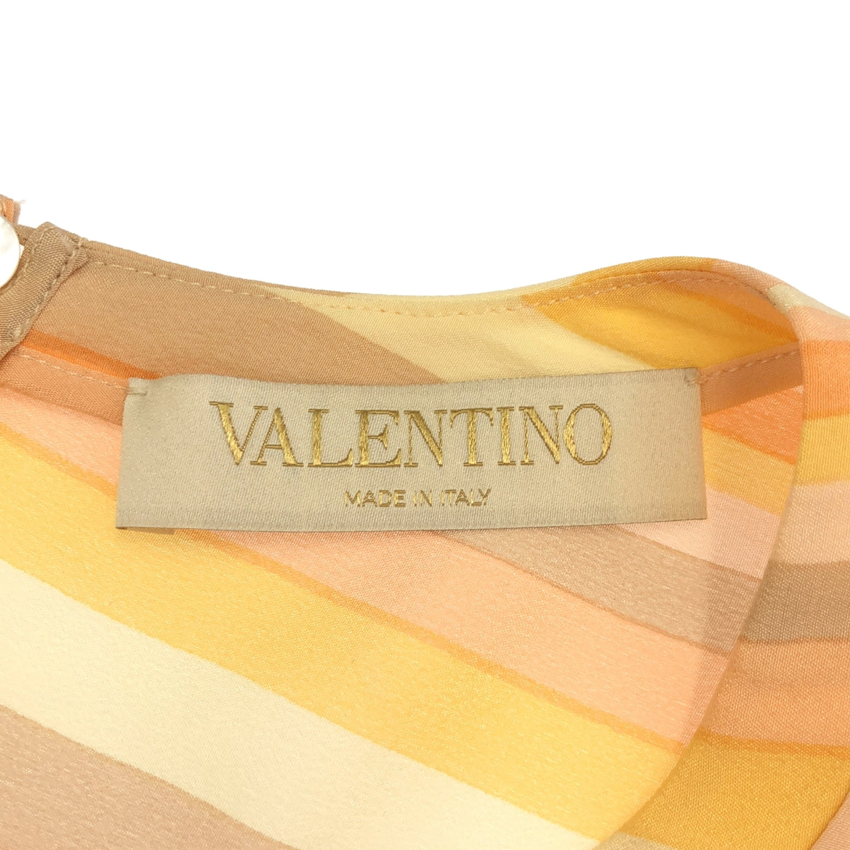 VALENTINO / 발렌티노 | silk 100% / 실크 총무늬 블라우스 | M |