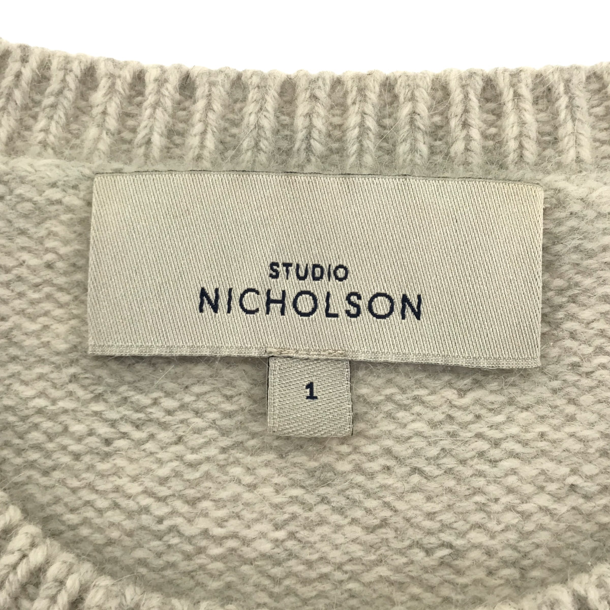 Studio Nicholson | Slit Knit Pullover | 1 | Women's