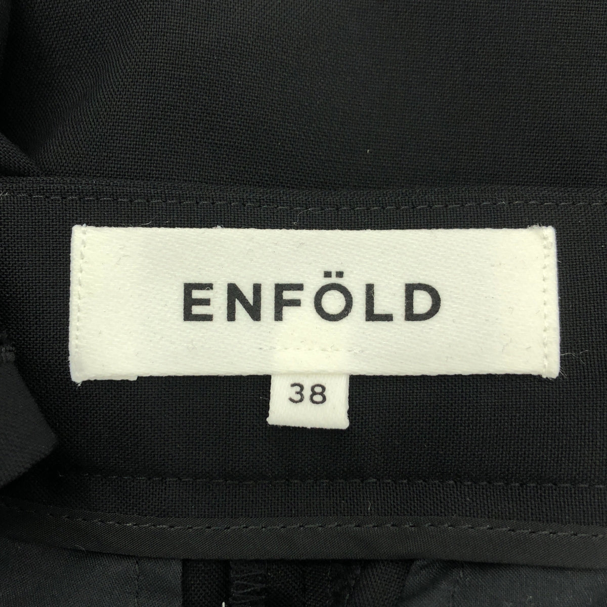 ENFOLD / 엠 폴드 | 2022AW | 울 트로탁 싱글 숄더 와이드 살로펫 | 38 | 여성