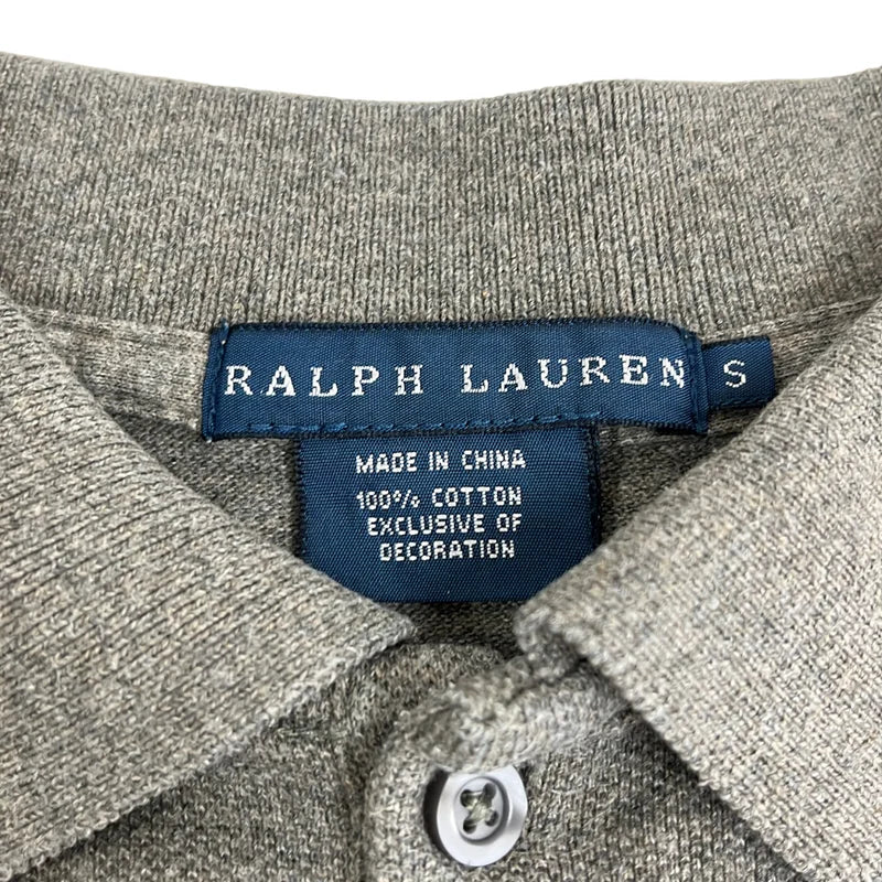 RALPH LAUREN / ラルフローレン | ビジュー 装飾 ポニー ポロシャツ カットソー | S | レディース