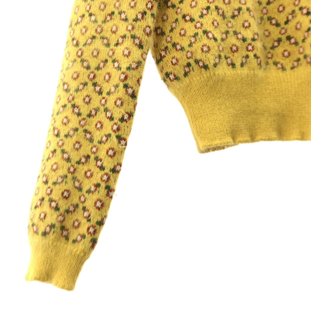 RED VALENTINO | 花卉圓領安哥拉羊毛毛衣 | XS | 女款