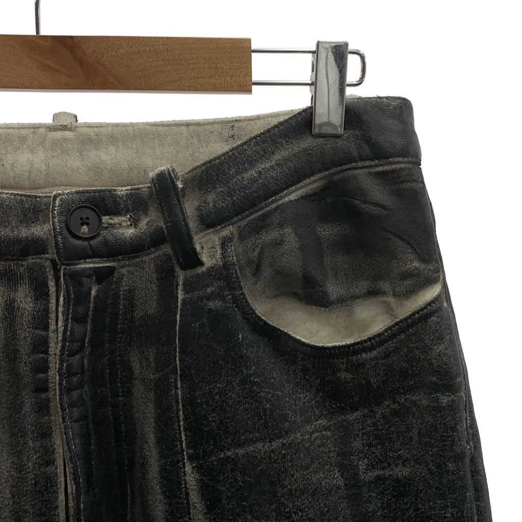 SUBLATIONS / サブレーション | CRACKING COATED WIDE PANTS  / クラッキングコーティング ドローストリング ワイド パンツ | 0 | メンズ