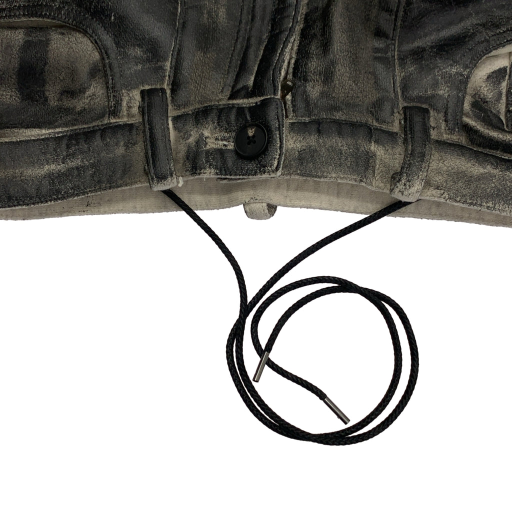 SUBLATIONS / サブレーション | CRACKING COATED WIDE PANTS  / クラッキングコーティング ドローストリング ワイド パンツ | 0 | メンズ