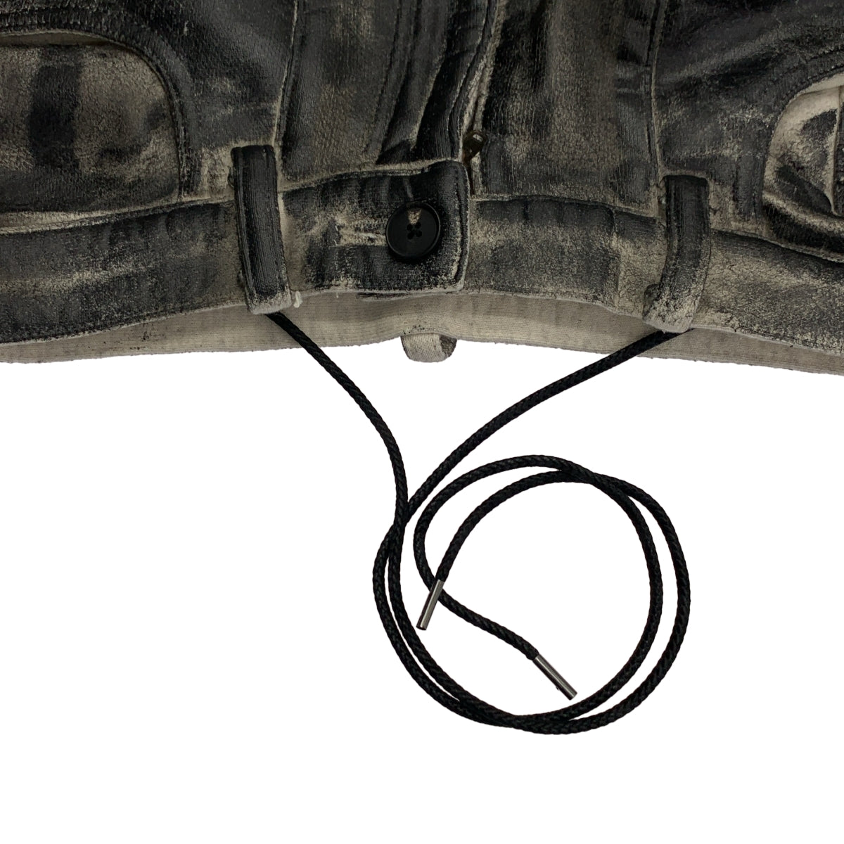 SUBLATIONS / サブレーション | CRACKING COATED WIDE PANTS  / クラッキングコーティング ドローストリング ワイド パンツ | 0 | メンズ