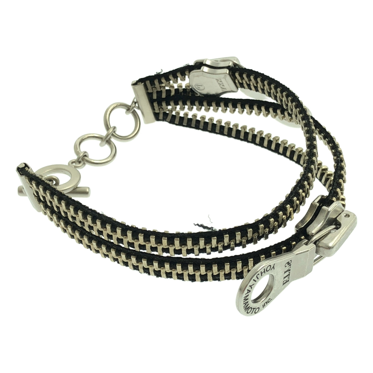 S'YTE YOHJI YAMAMOTO / サイトヨウジヤマモト | ZIPPER BRACELET / ロゴ ジップ ブレスレット |