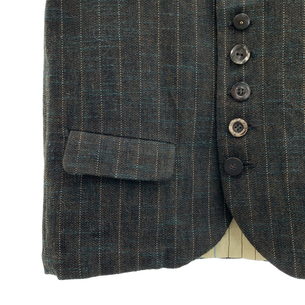 ARCHIVIO JMRibot / 아르키비오 제이엠 리봇 | GL23/6S / tweed gilet / 코사지 트위드 질레 베스트 | 44 | 남성