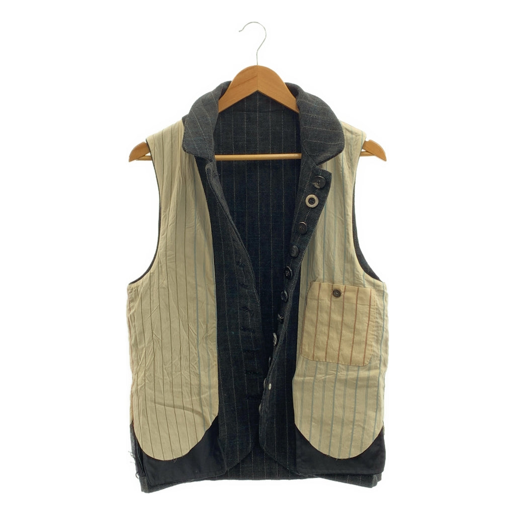 ARCHIVIO JMRibot / 아르키비오 제이엠 리봇 | GL23/6S / tweed gilet / 코사지 트위드 질레 베스트 | 44 | 남성