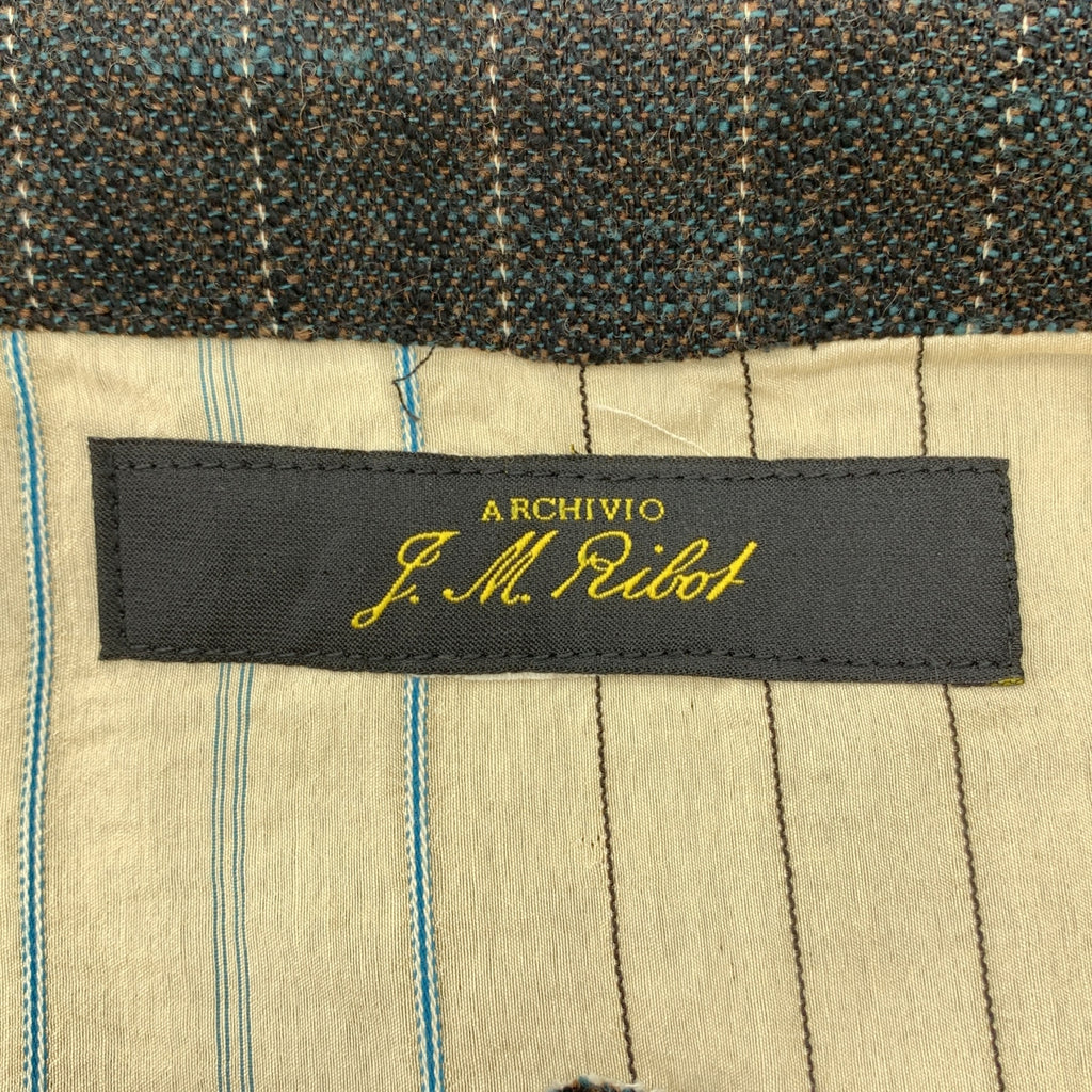 ARCHIVIO JMRibot / 아르키비오 제이엠 리봇 | GL23/6S / tweed gilet / 코사지 트위드 질레 베스트 | 44 | 남성