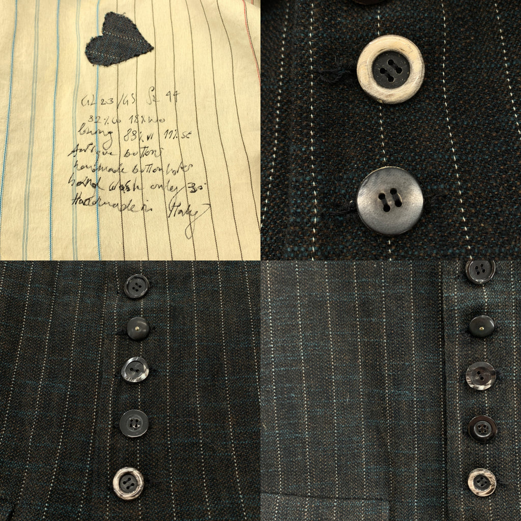 ARCHIVIO JMRibot / 아르키비오 제이엠 리봇 | GL23/6S / tweed gilet / 코사지 트위드 질레 베스트 | 44 | 남성