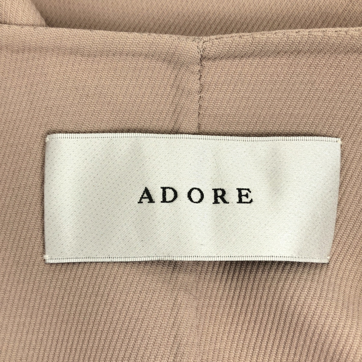 ADORE | 斜紋雙交叉無袖洋裝 | 尺寸 38 | 女裝