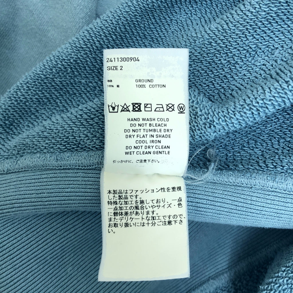 SUGARHILL / シュガーヒル | AGED HOODIE / エイジング加工 スウェット プルオーバー フーディ | 2 | メンズ