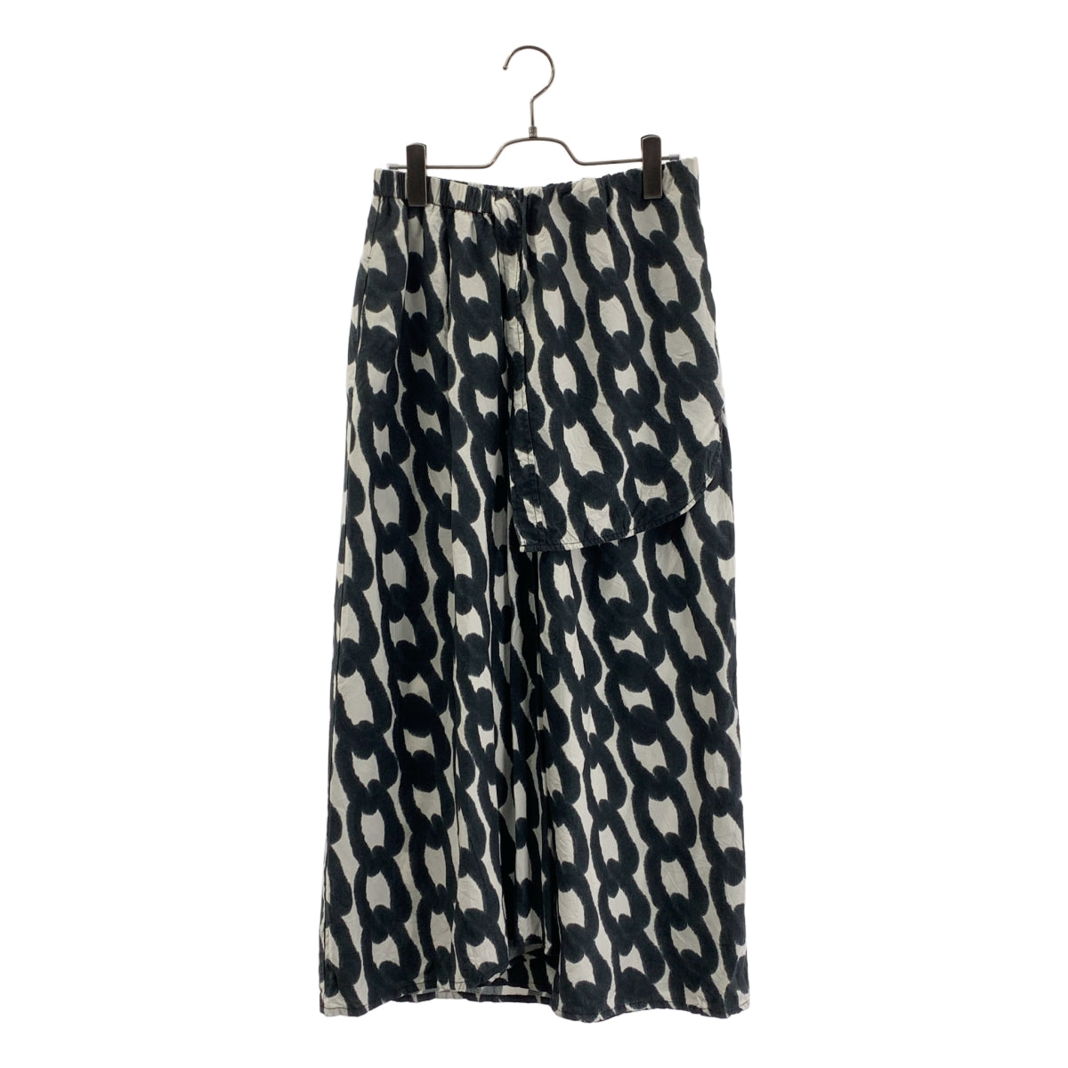 Christian Wijnants / クリスチャンワイナンツ | シルク混 総柄 ウエストゴム スカート | 38 | レディース