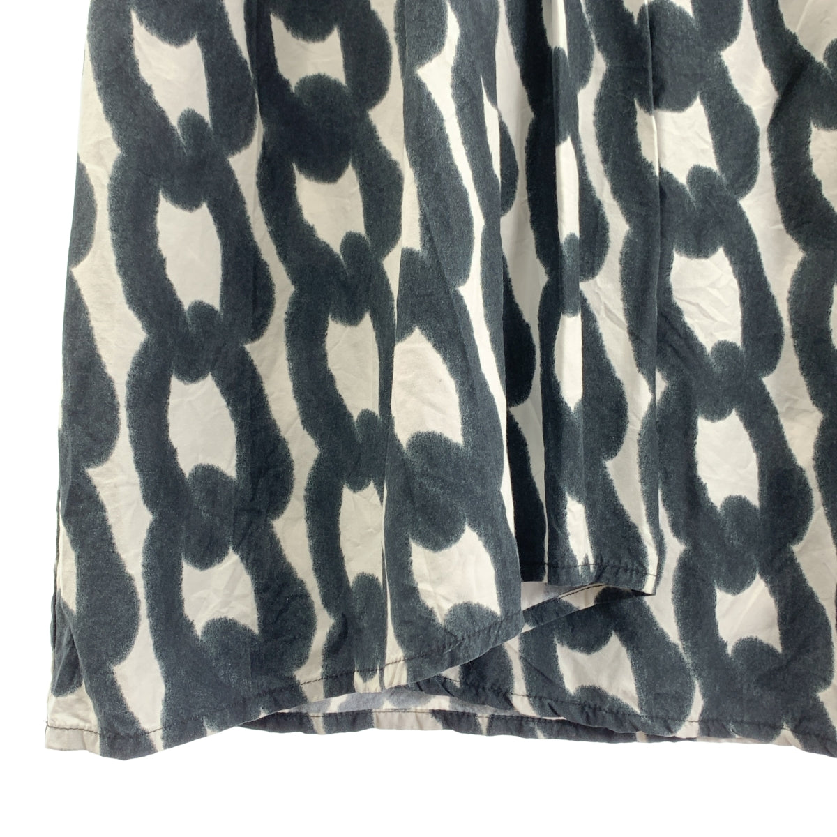 Christian Wijnants / クリスチャンワイナンツ | シルク混 総柄 ウエストゴム スカート | 38 | レディース