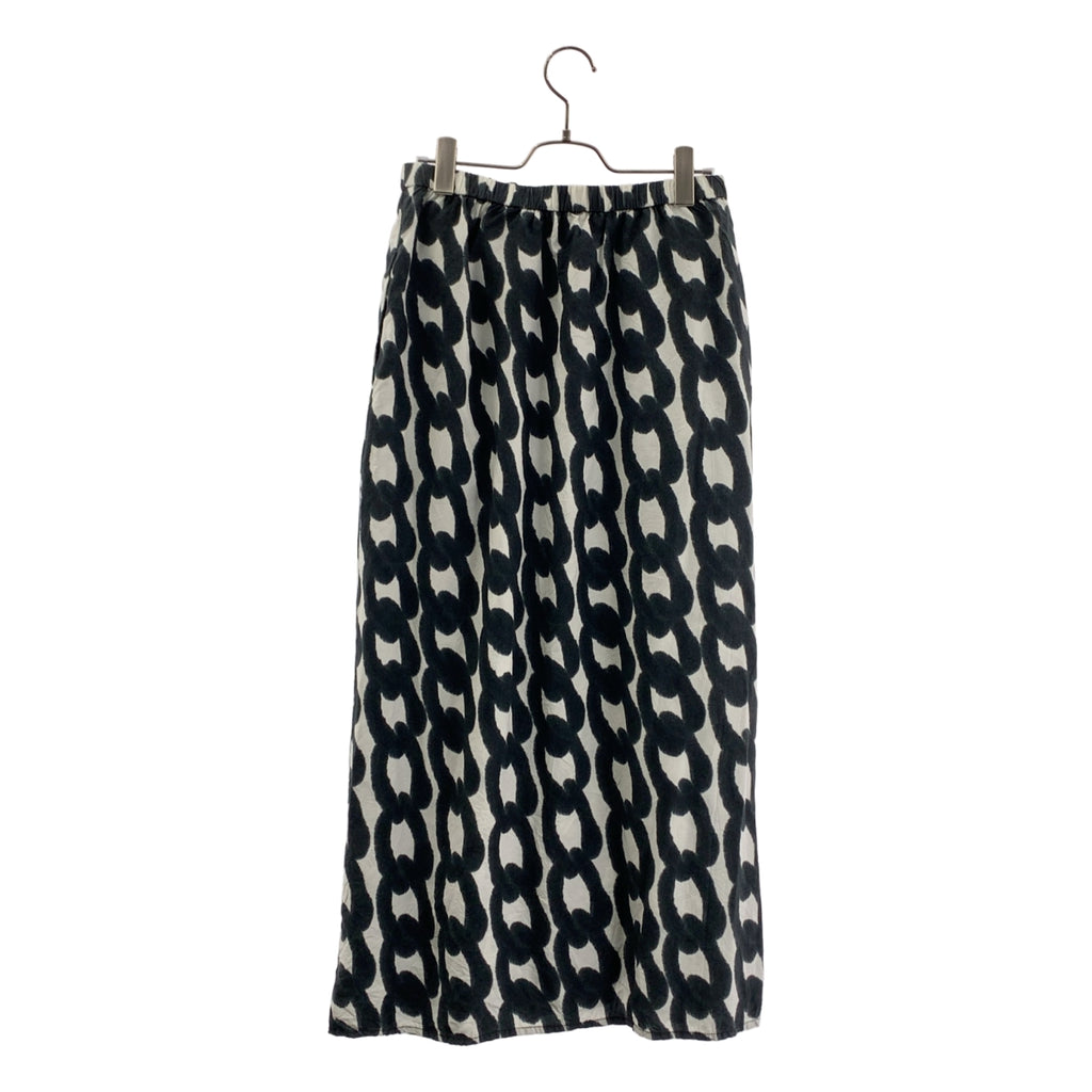 Christian Wijnants / クリスチャンワイナンツ | シルク混 総柄 ウエストゴム スカート | 38 | レディース