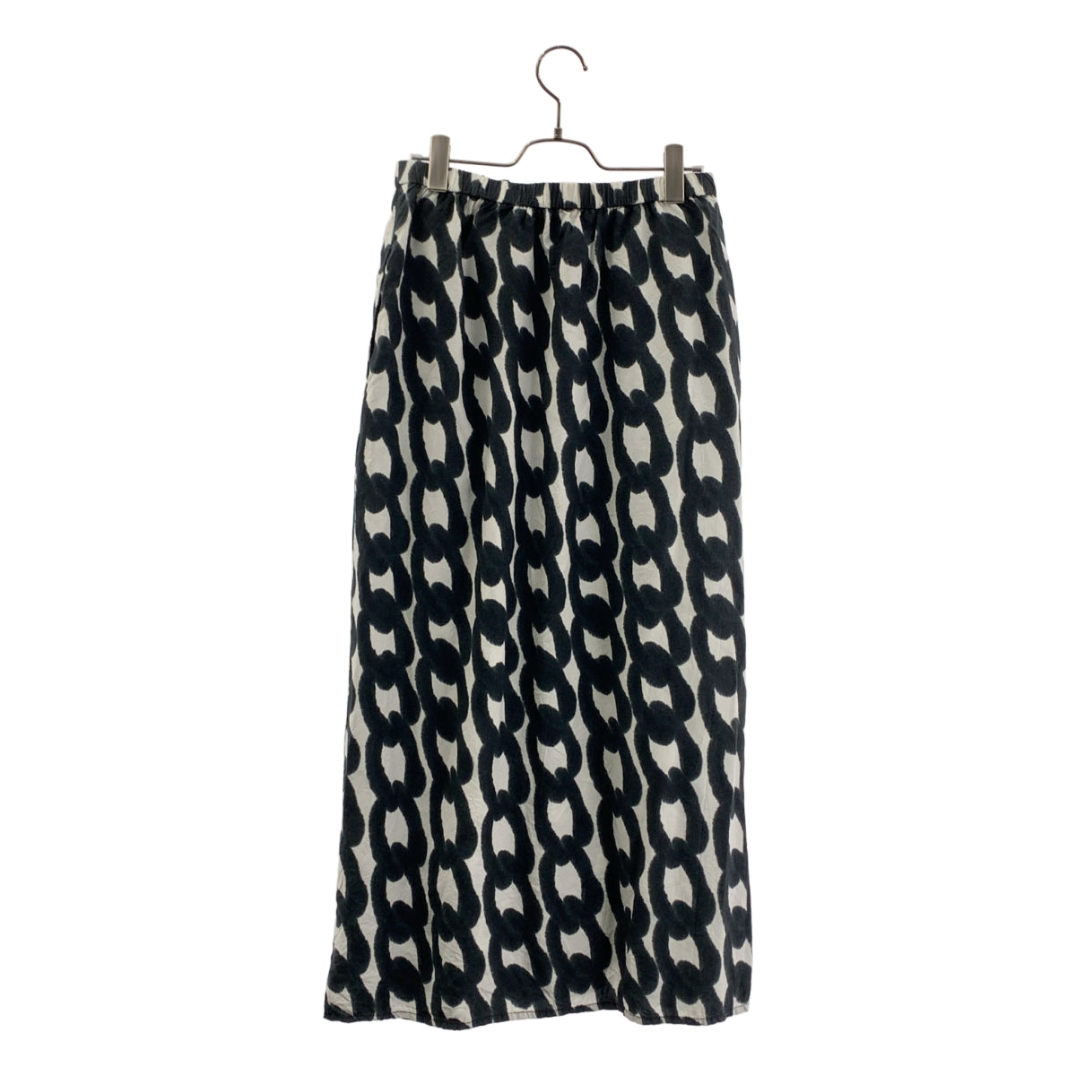 Christian Wijnants / クリスチャンワイナンツ | シルク混 総柄 ウエストゴム スカート | 38 | レディース