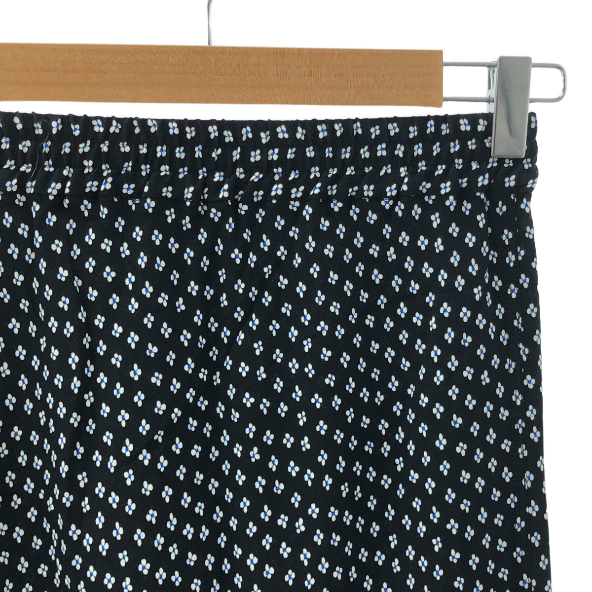 【新品】  IENA / イエナ | 2025SS | BLACK フラワースカート | 36 | ブラック | レディース