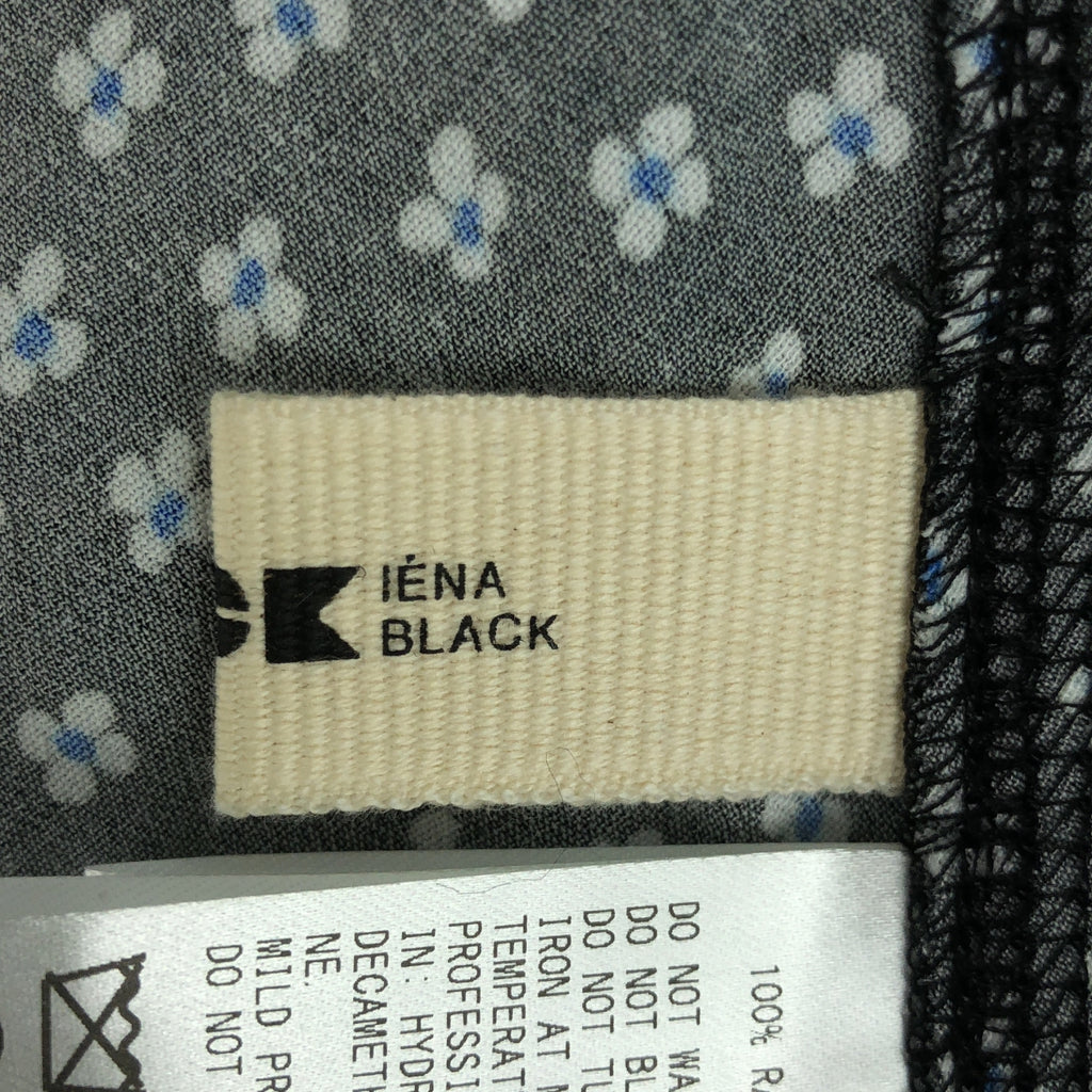 【新品】  IENA / イエナ | 2025SS | BLACK フラワースカート | 36 | ブラック | レディース
