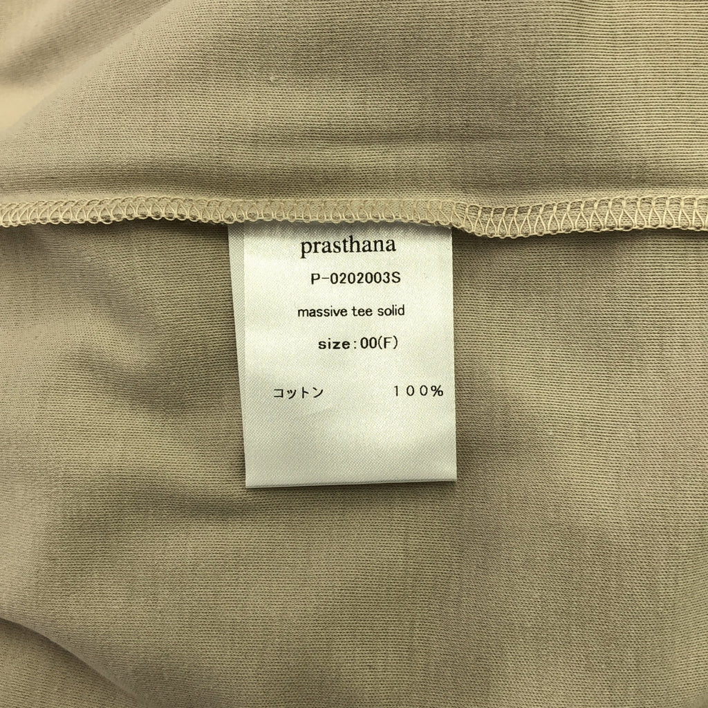 prasthana / 普拉斯塔納 |大量純色 T 卹 | F |男士