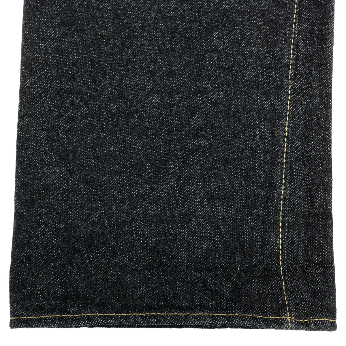 NAMAHAGE JEANS | 0187XX / Leather patch selvedge denim pants | 32 | Men's