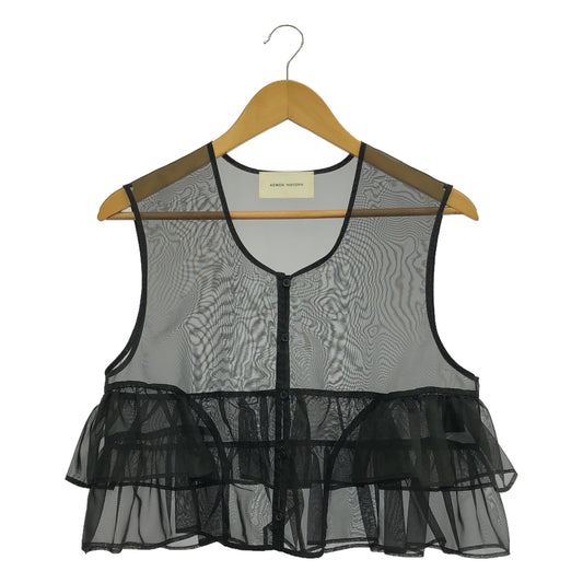 AEWEN MATOPH | Sleeveless sheer ruffle blouse | F | Women's