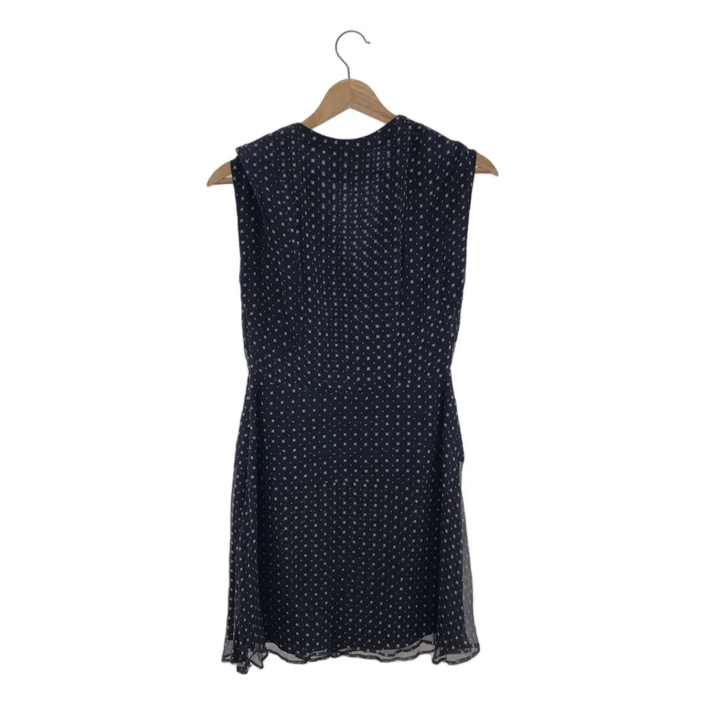 3.1 Phillip Lim |絲綢全印花拼接無袖連身裙 | 0 |女性的